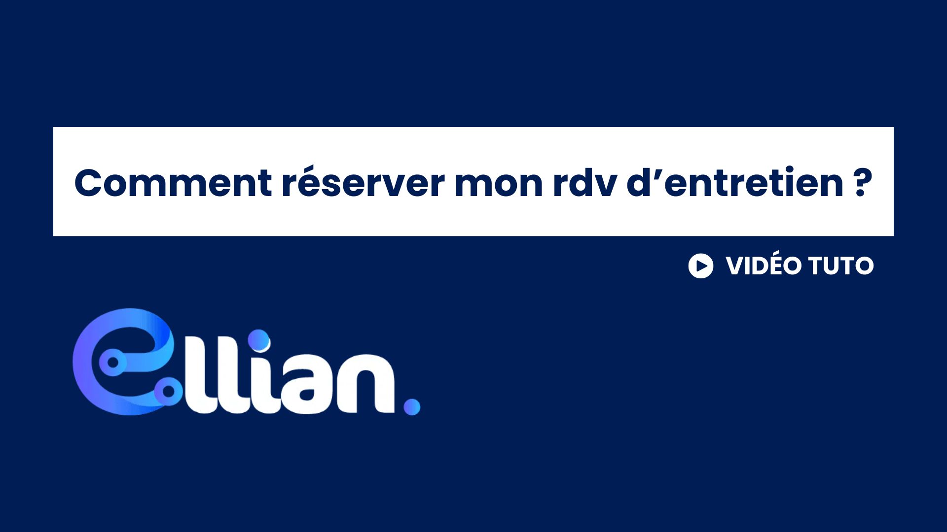 Comment Réserver Rdv Entretien